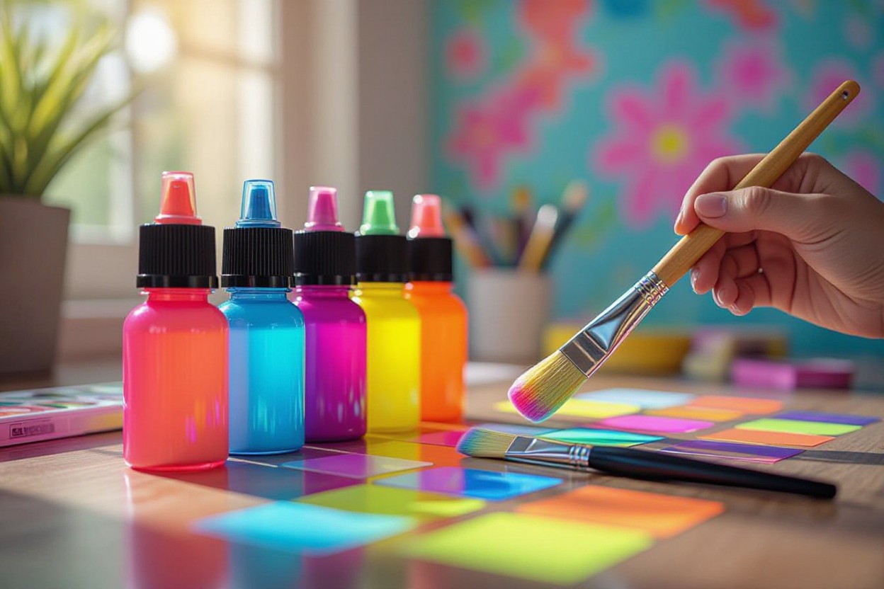 glow paint in colours